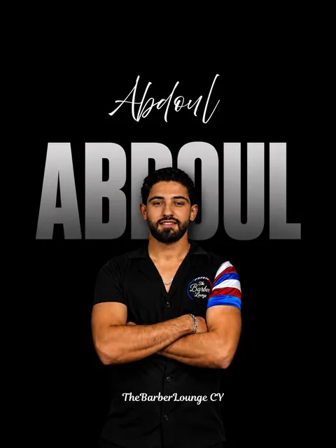 Abdoul, barber at The Barber Lounge